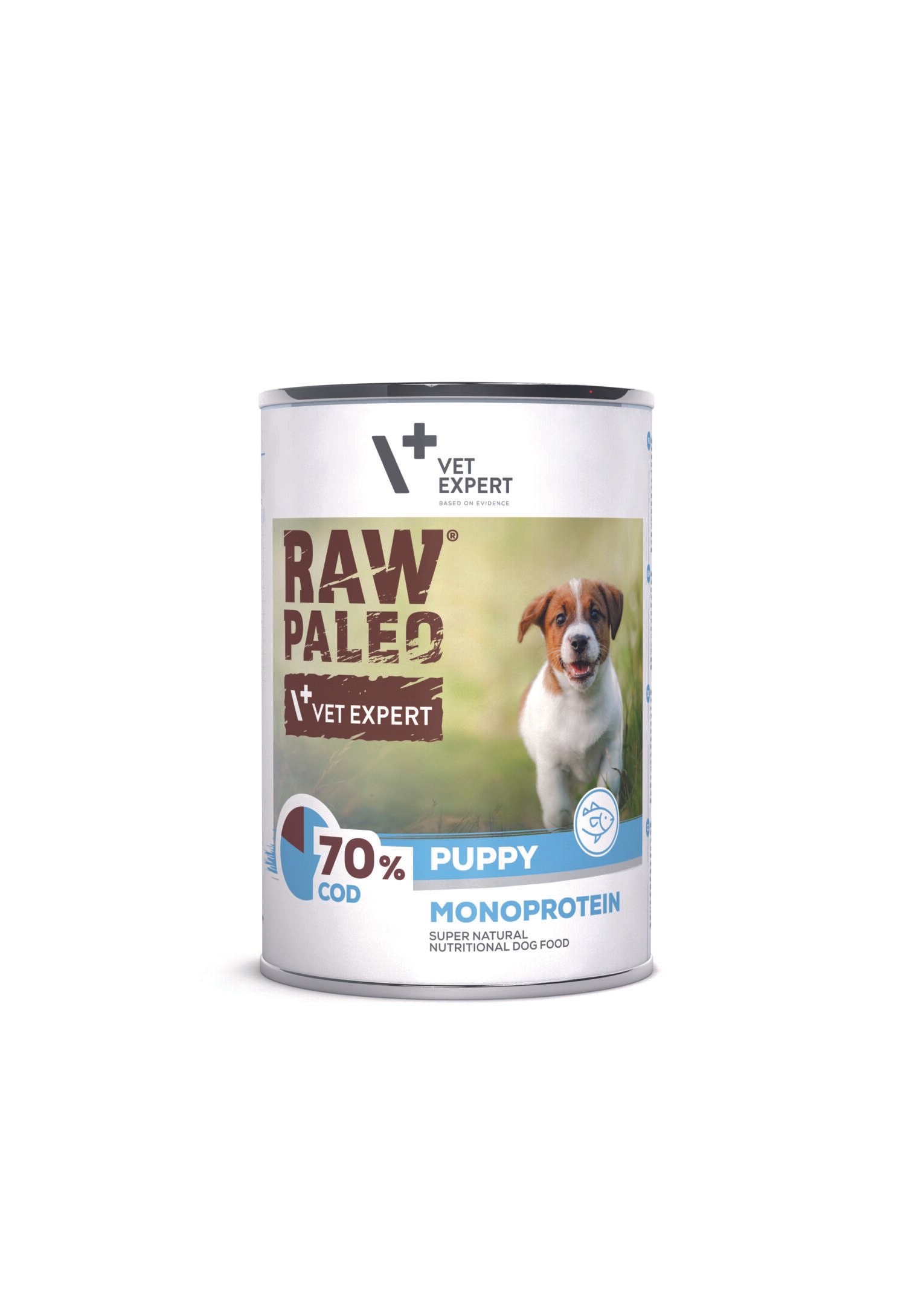 Raw Paleo Puppy konservai šuniukams su menke 6x400 g