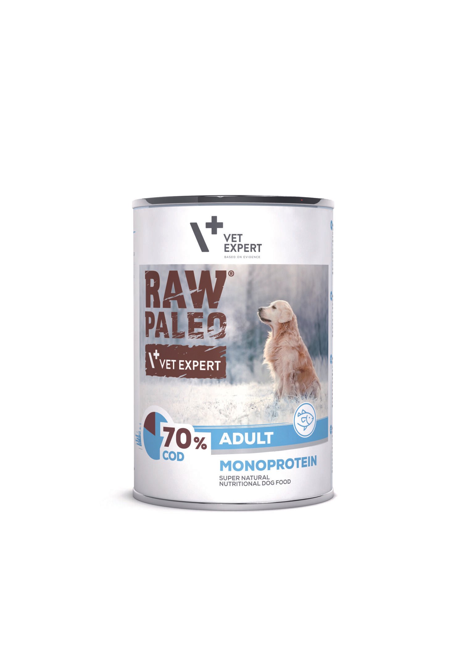 Raw Paleo Adult konservai šunims su menke 6x400 g