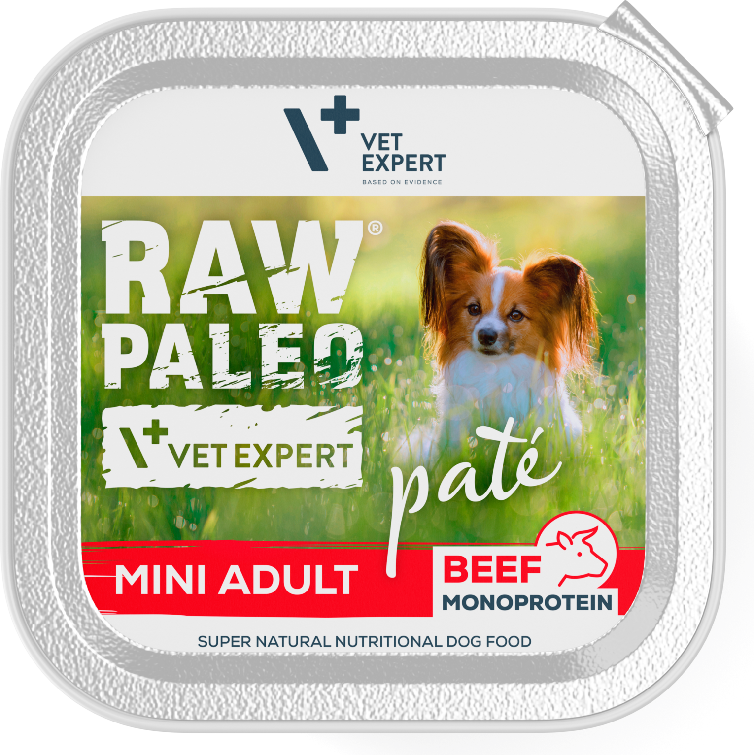 Raw Paleo Pate Mini Adult paštetas šunims su jautiena 24x150g