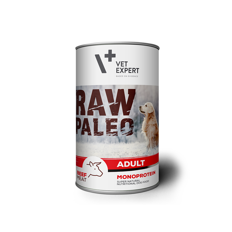 Raw Paleo Adult konservai šunims su jautiena 6x400g