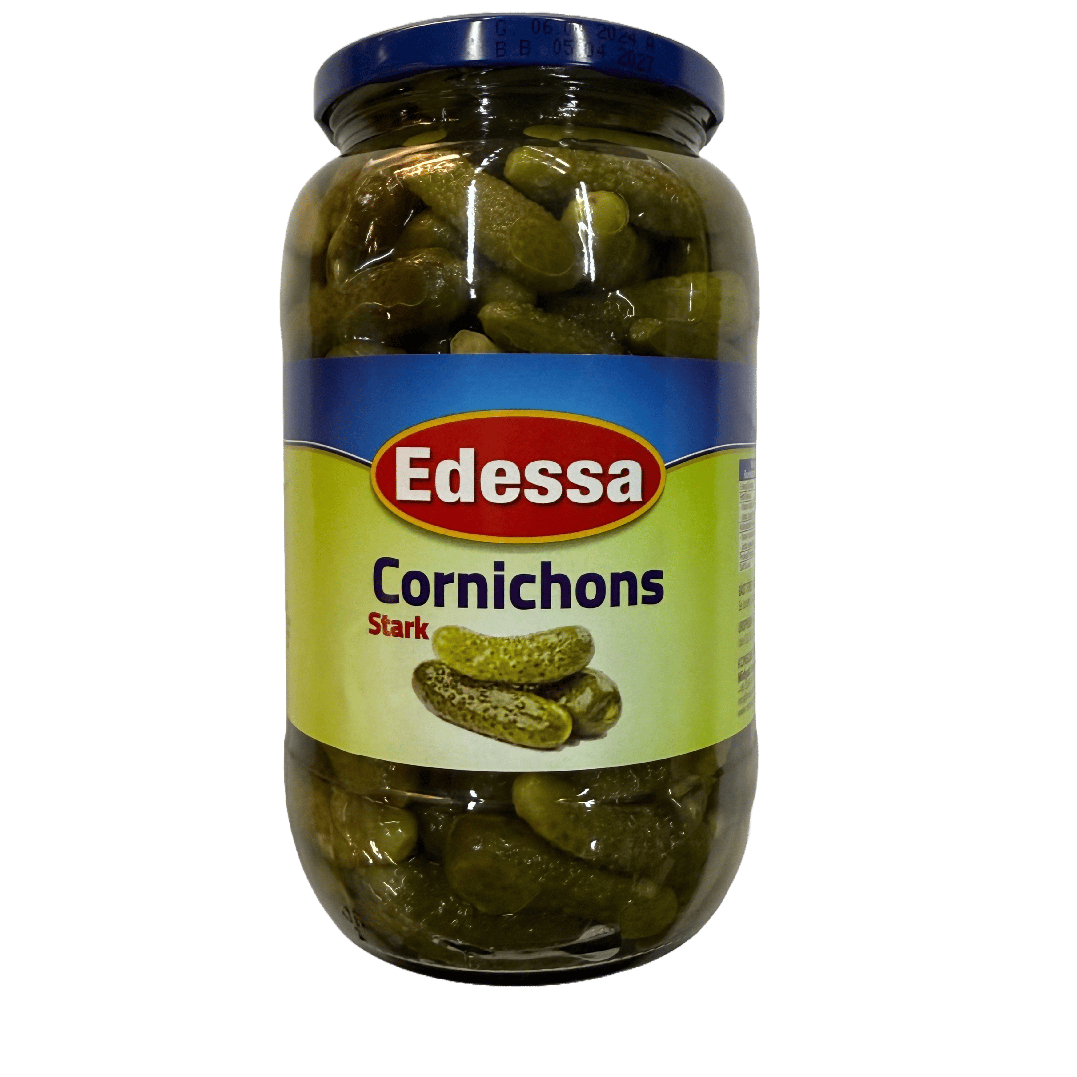 Marinuoti agurkėliai Kornišonai EDESSA, 1000 g