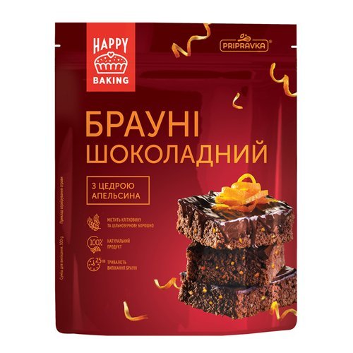 Kepimo mišinys su apelsino žievelėmis HAPPY BAKING, 300 g