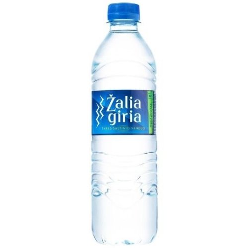 Negazuotas šaltinio vanduo ŽALIA GIRIA, 0,5 l