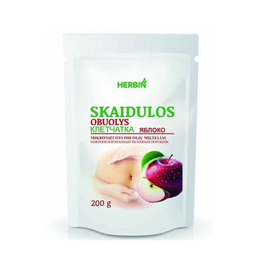 Maistinės skaidulos obuolys HERBIN, 200 g