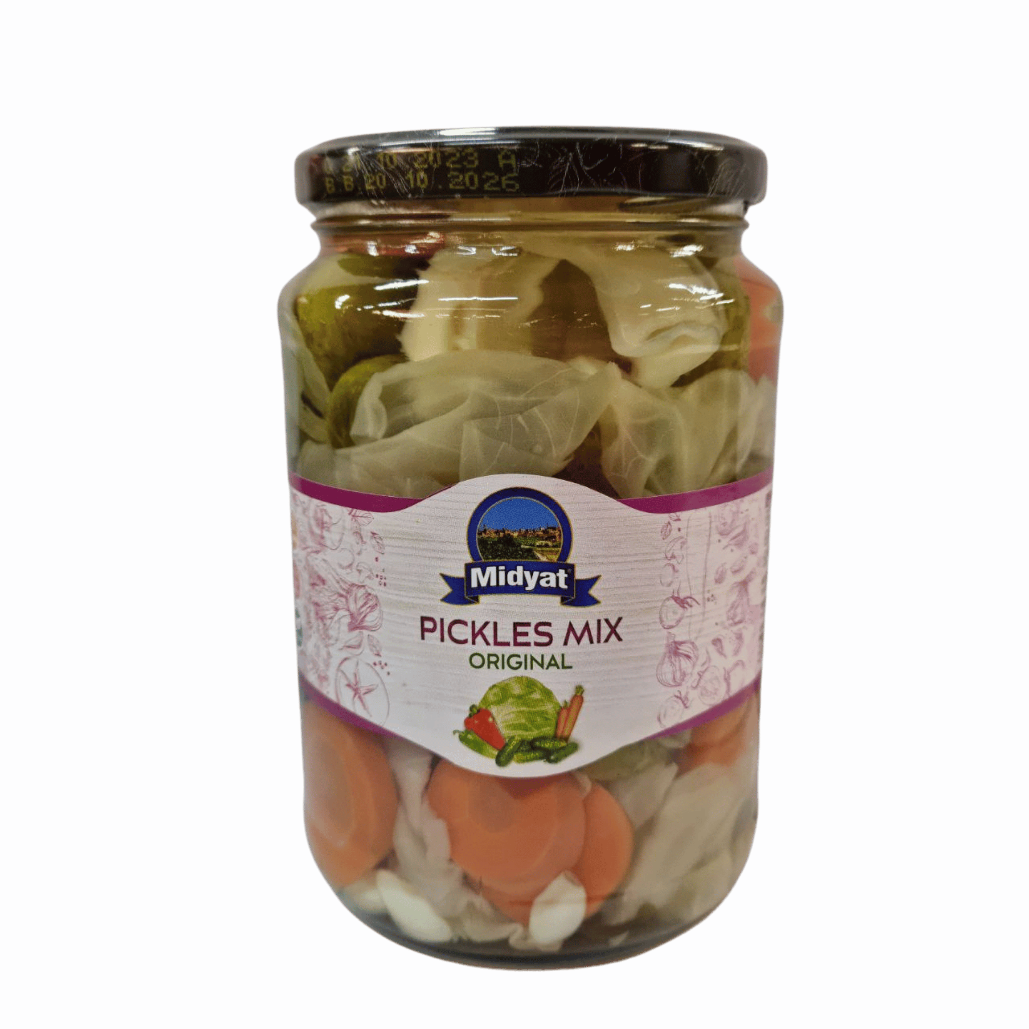 Marinuotų daržovių asorti MIDYAT ORIGINAL ,710g