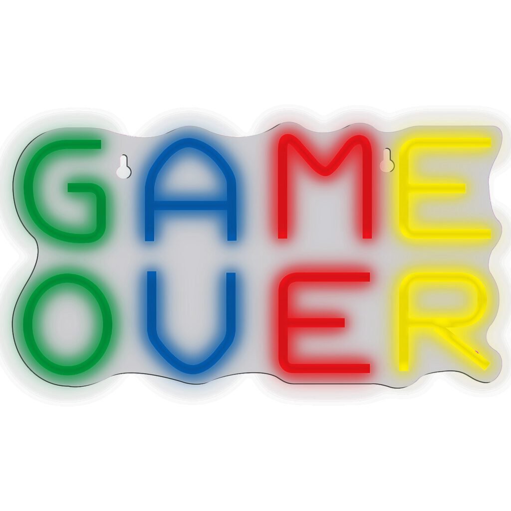 Manta SNL102MT Style Neon Lights GAME  OVER