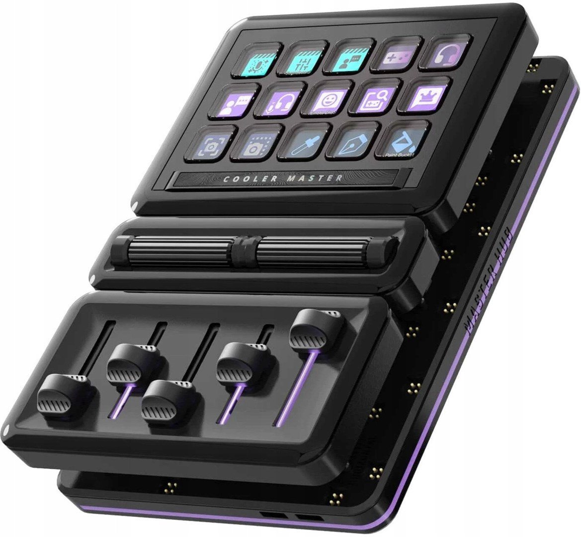 Cooler Master Stream Deck MasterHUB (MHSK13AA00) Juoda