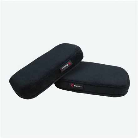 Arozzi 270x135x40 mm  Memory Foam Armrest Pads  Black