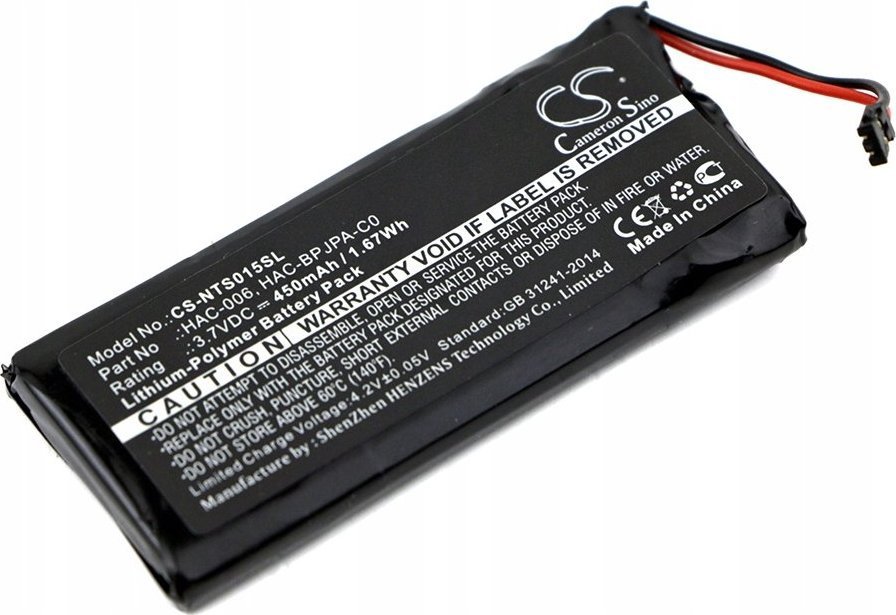 Cameron Sino Battery Battery Do Pada Joy-con Nintendo Switch / Cs-nts015sl