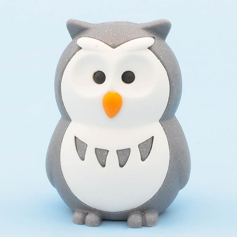 IWAKO trintukas – dėlionė „Owl” Gray