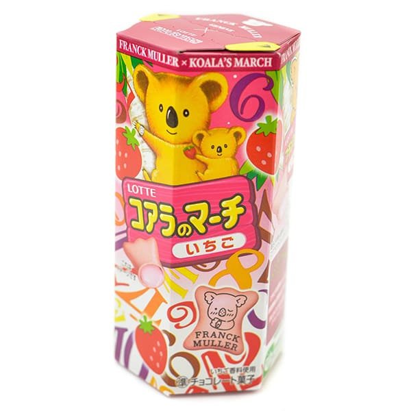 Braškiniai sausainiai „Lotte Koala No March Strawberry” 48g, 7581