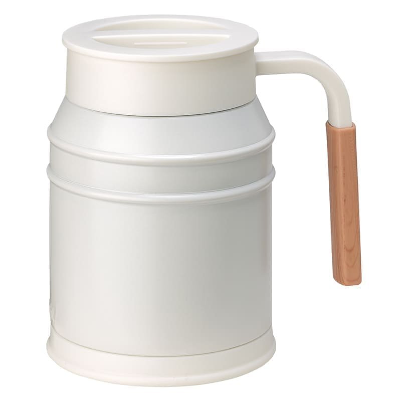 Nerūdijančio plieno termo puodelis su uždengiamu dangteliu „Mosh ! Mug Cup”, 400 ml Ivory