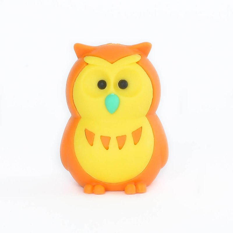 IWAKO trintukas- dėlionė "Owl" Orange