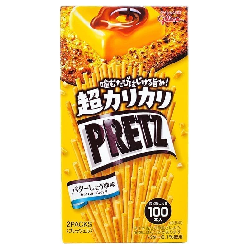 Traškios lazdelės „Pretz Glico”, sojų sviesto skonio 55g