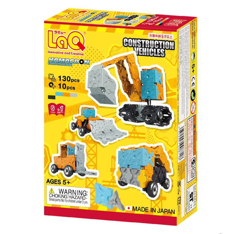 Konstruktorius LaQ "Hamacron Constructor Construction Vehicles"