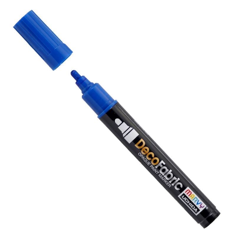 Markeris įvairių atspalvių tekstilės dekoravimui Marvy DecoFabric Marker #223 Blue, 1vnt.