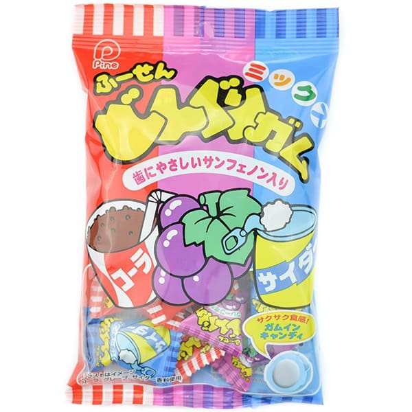 Saldainiai su kramtoma guma "Pine Donguri Chewing Gum In Candy", 110 g 83552