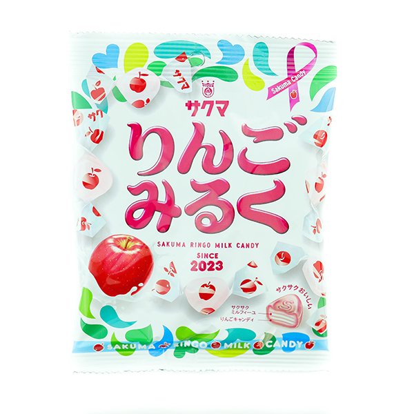 Saldainiai "Sakuma Apple Milk Candy" obuolių skonio, 40g 83944