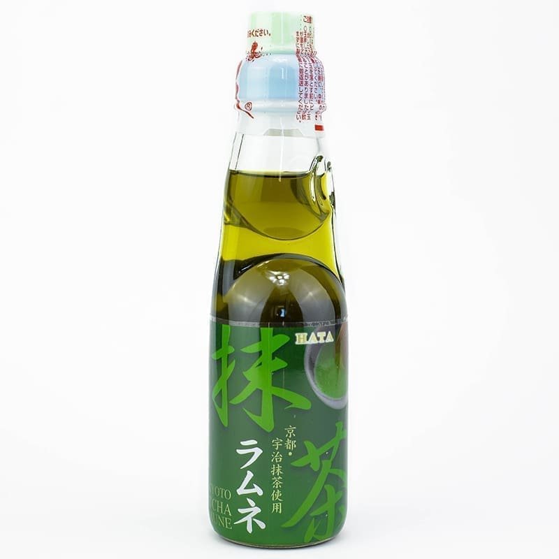 Gaivusis gazuotas gėrimas „RAMUNE” japoniškos arbatos MATCHA skonio, 200ml