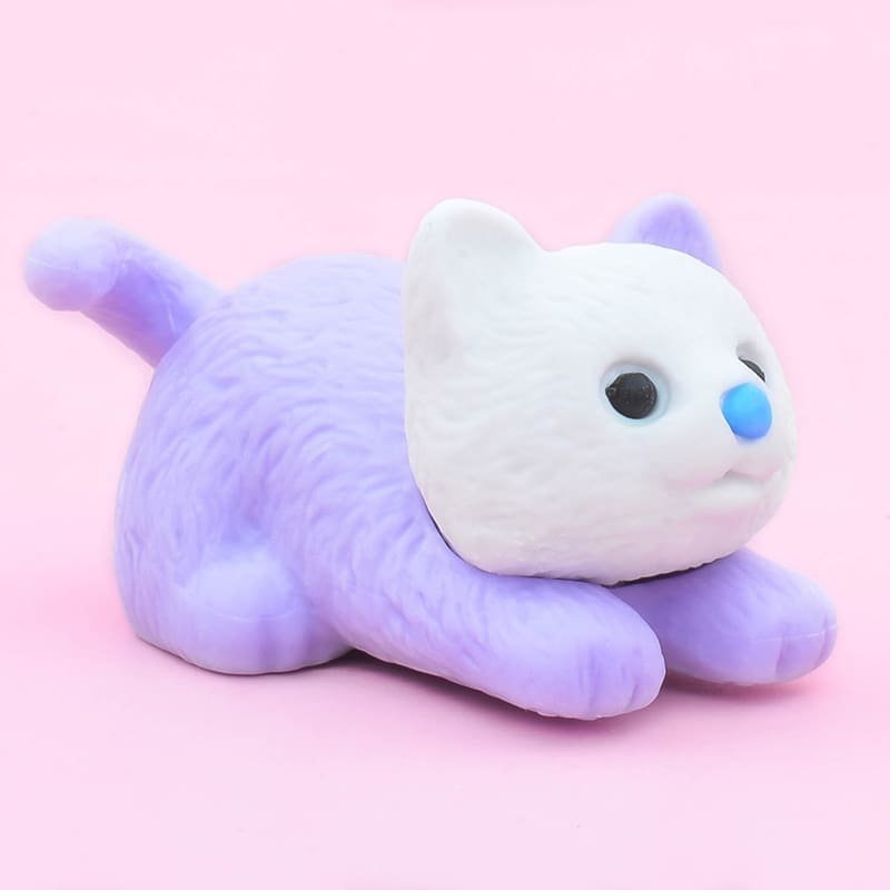 IWAKO trintukas – dėlionė „Lying Cat ” Purple