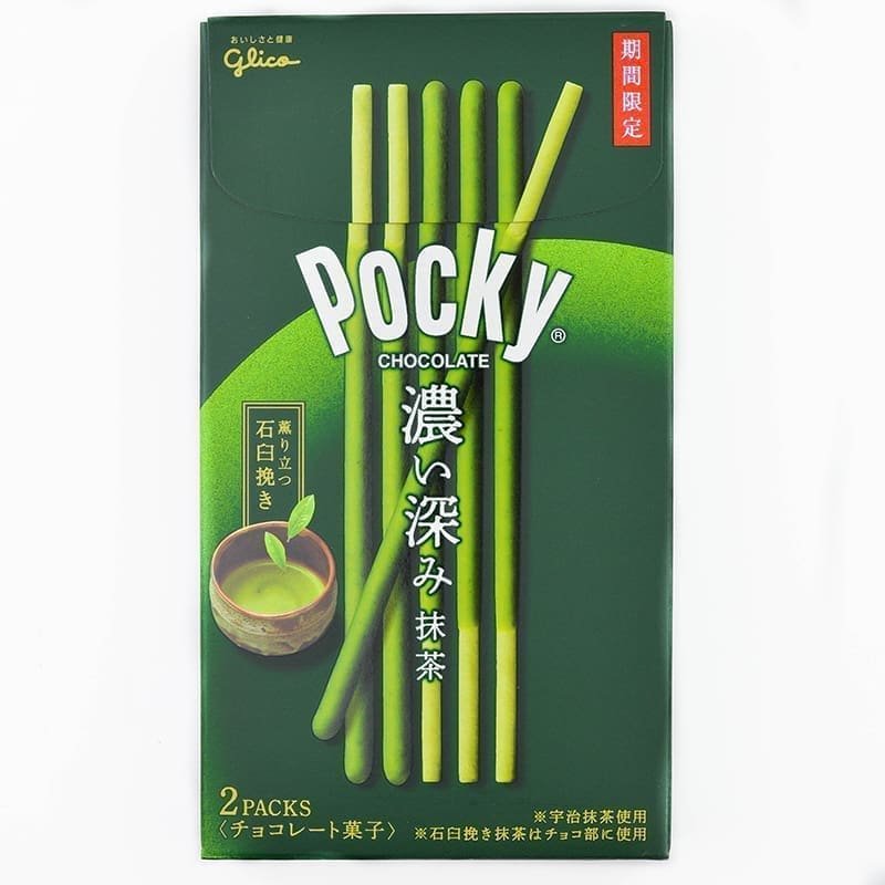 Lazdelės „Pocky Glico Rich Matcha”, 10 vnt. 61,6g