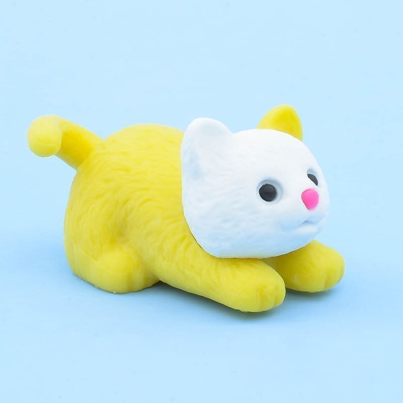 IWAKO trintukas – dėlionė „Lying Cat ” Yellow