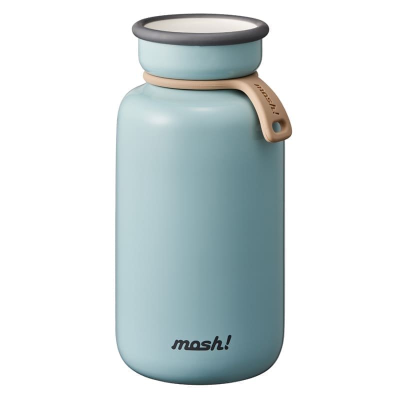 Nerūdijančio plieno retro stiliaus termosinė gertuvė „Mosh ! BOTTLE LATTE”, 450 ml Turquoise