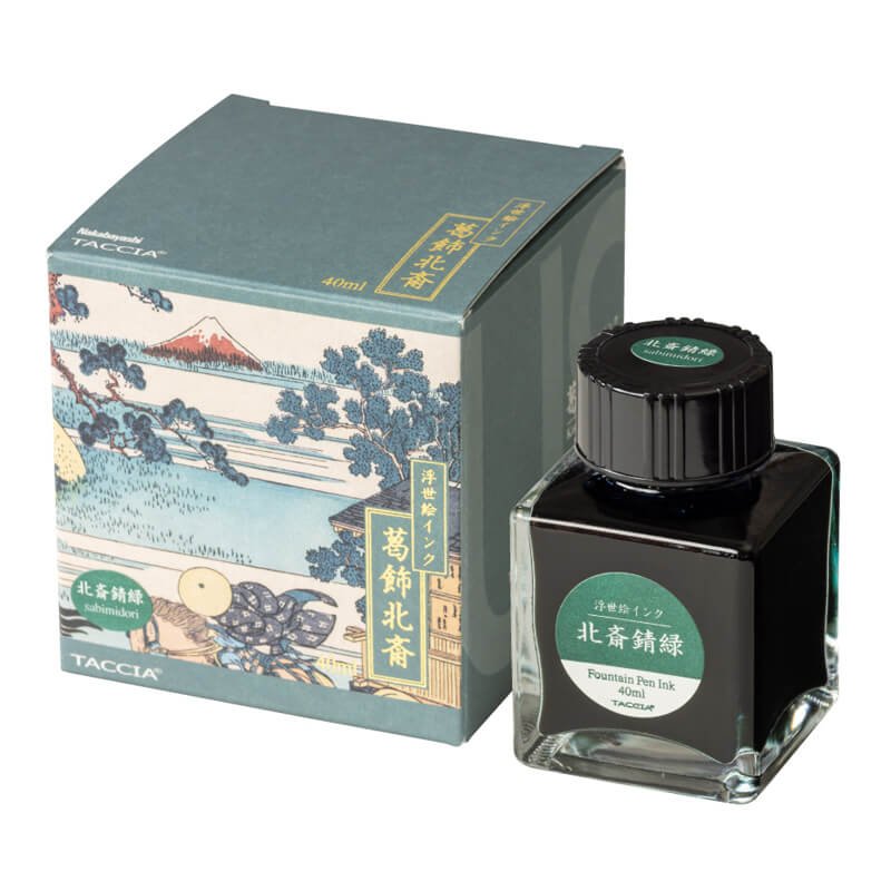 Rašalas "Taccia Ukiyo-e Katsushika Hokusai", Rust Green TFPI-WD42-3