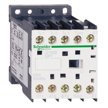 TeSys K kontaktorius 4kW, 3P, 9A, 230V AC, 1NO