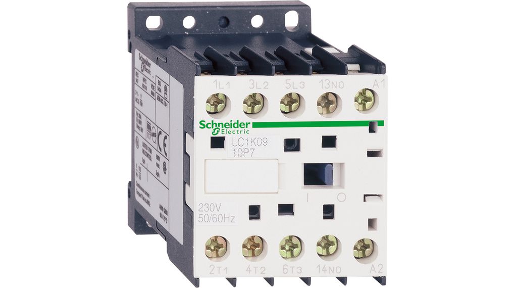 TeSys K kontaktorius 5.5kW, 3P, 230V AC, 1NO