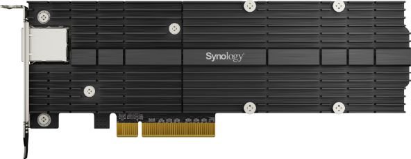 Controller Synology PCIe 3.0 x8 - 2x M.2 PCIe NVMe + 10Gbe Ethernet (E10M20-T1)