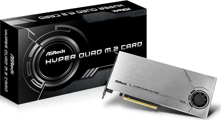 Controller ASRock HYPER QUAD M.2 CARD Adapter