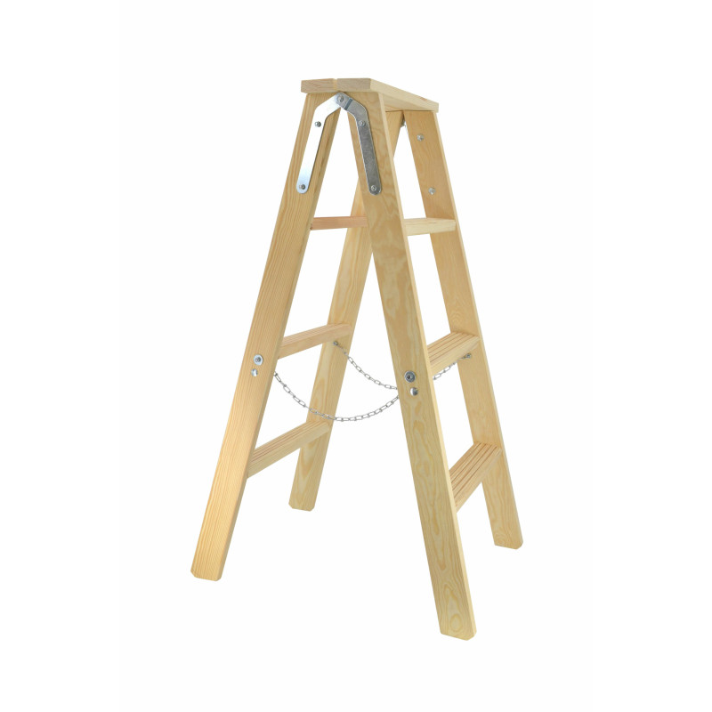 AW22905 AW STALAS TABORET WOOD 2 x 5 žingsniai 150KG