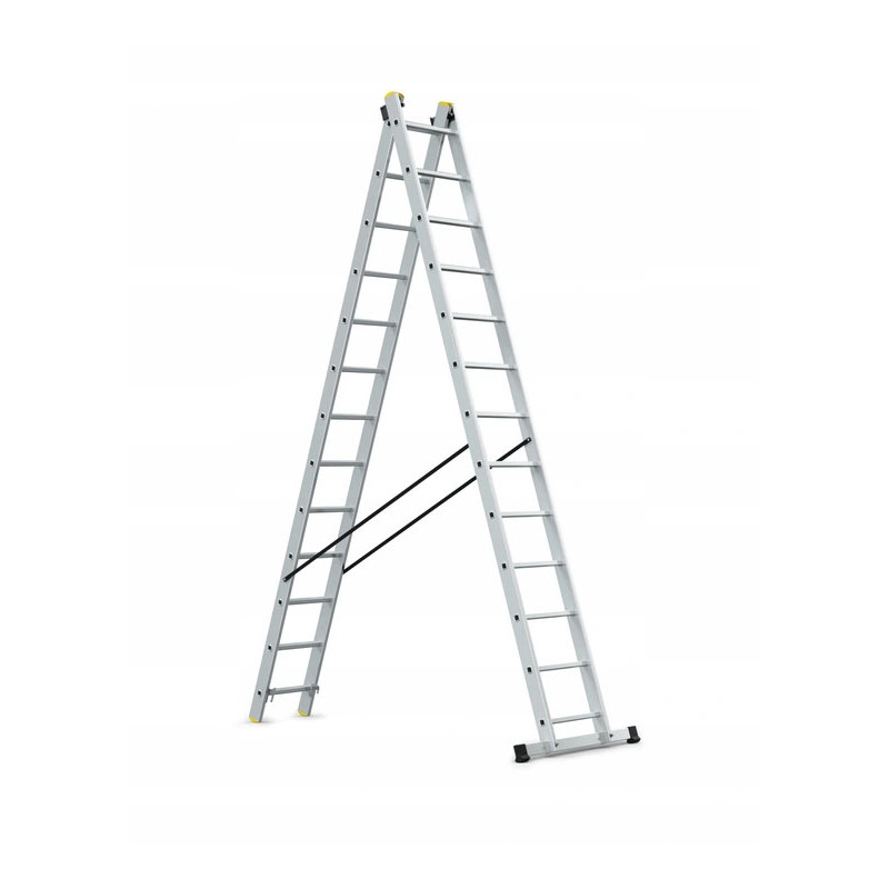 AW23076 AWTOOLS ALIUMINIO Bėgių kelias 2x13 150 kg 2 dalių daugiafunkcinis