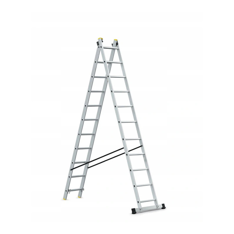 AW23074 AWTOOLS ALIUMINIO ŽELEŽINKELIS 2x11 150KG 2 DALIŲ MULTIFUNKCINIS