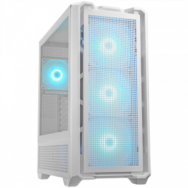 COUGAR  MX600 White  PC Case  Mid Tower / Mesh Front Panel / 3 x 140mm + 1 x 120mm Fans