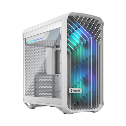 Korpusas Fractal Design  Torrent Compact  RGB White TG clear tint  Mid-Tower  Power supply inclu