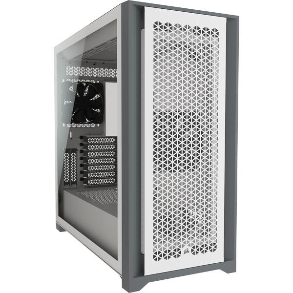 Korpusas CORSAIR iCUE 5000D Side window White ATX