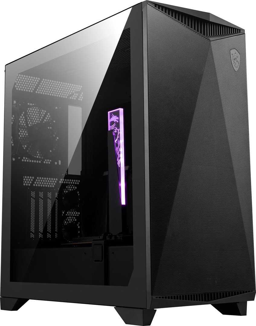 Korpusas MSI  PC Case  MPG GUNGNIR 300P AIRFLOW  Side window  Black  Mid-Tower  Power supply i