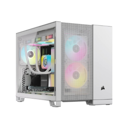 Korpusas Corsair Dual Chamber PC Case  2500D AIRFLOW  White  Mid Tower  Power supply included No