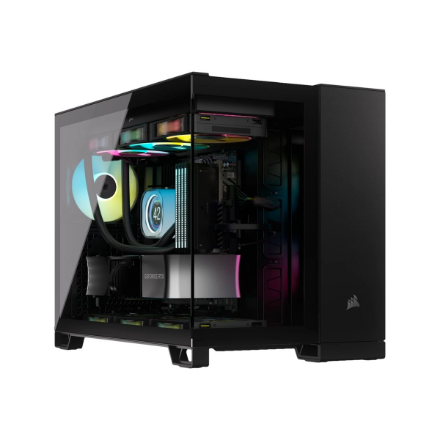 Korpusas Corsair Dual Chamber PC Case  2500X  Black  Mid Tower  Power supply included No  ATX