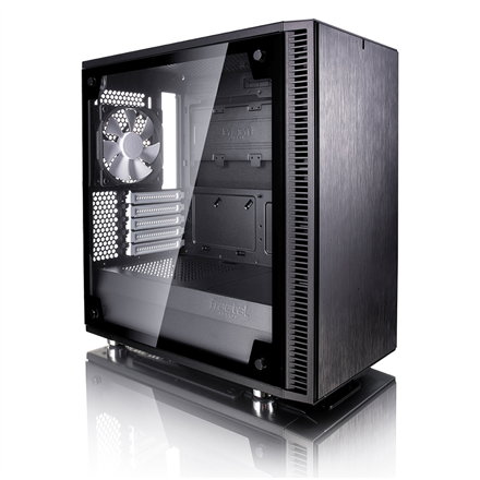 Korpusas Fractal Design Define Mini C TG FD-CA-DEF-MINI-C-BK-TG Side window, Left side panel - Tempe