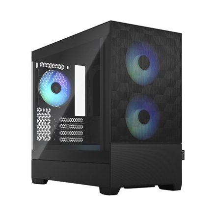 Korpusas FRACTAL DESIGN Pop Mini Air RGB Black TG Clear Tint,mATX,Mini ITX