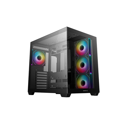 Korpusas Deepcool CG530 4F  Black  Mid Tower  Power supply included No  ATX PS2