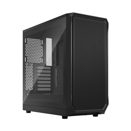 Korpusas Fractal Design  Focus 2  Side window  Black TG Clear Tint  Midi Tower  Power supply in