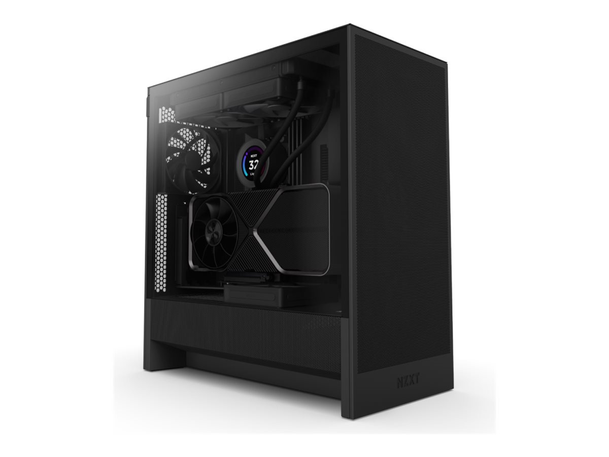 NZXT PC case H5 Flow midi tower 2024 black window