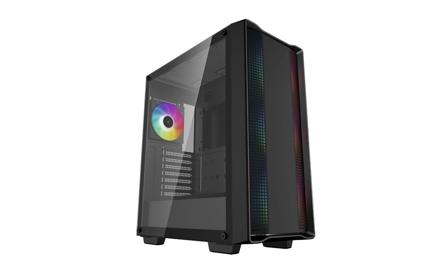 Korpusas Deepcool  CC560 ARGB V2  Black  Mid Tower  Power supply included No  ATX PS2