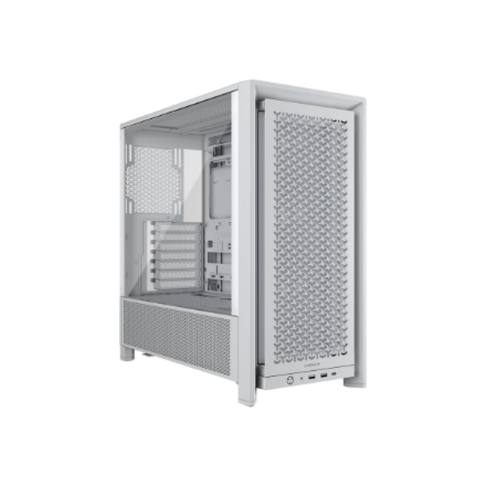 Korpusas Corsair PC Case  Frame 4000D RS Modular  White  Mid-Tower  Power supply included No