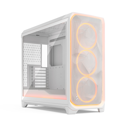 Korpusas Fractal Design Meshify 3 XL  Ambience Pro RGB White TG Clear Tint  ATX  Power supply inc