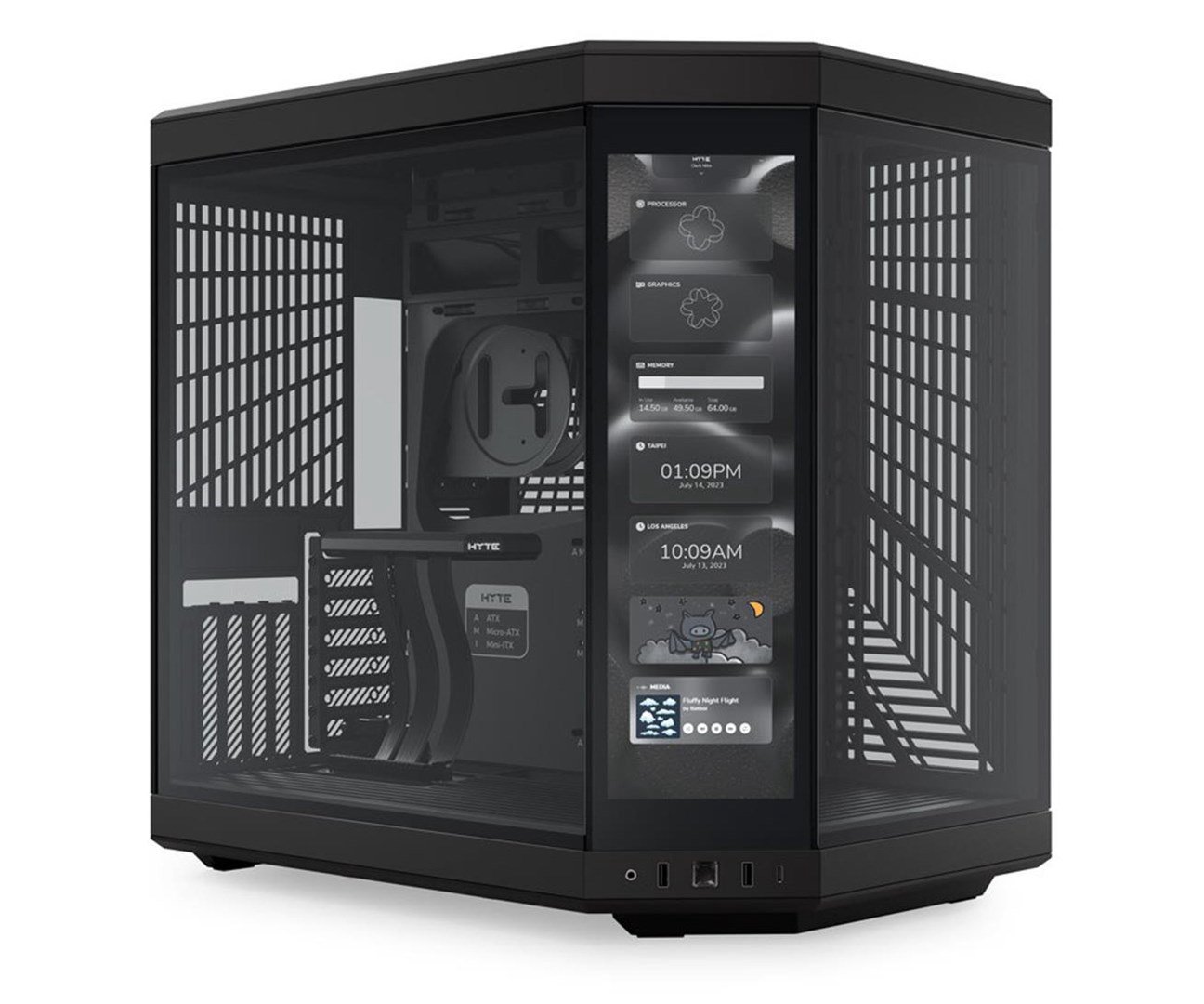 HYTE Y70 Touch Midi Tower Juoda